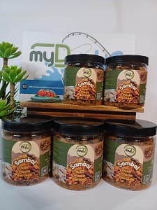 Sambal Ikan Masin Berlada 150gm