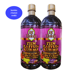 KOMBO TIN ZAITUN KURMA HABBATUSSAUDA 2 BOTOL - Image 1