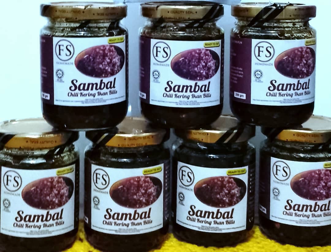 FS Home Sambal Chili Kering Klasik Turun Menurun 200g Pedas Biasa