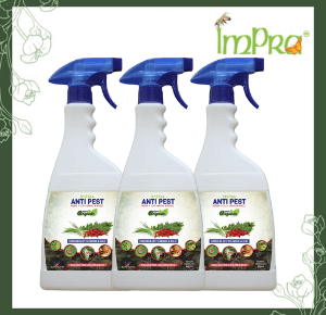 3X IMPRA Anti Pest (800ml) Organic Pesticide & Fungicide - Insect Repellent Racun Serangga Organik - Image 1