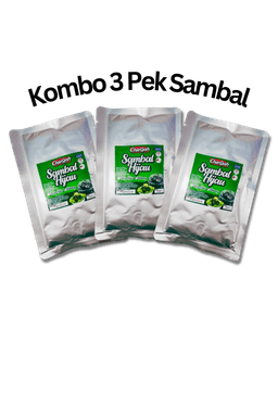 SAMBAL HIJAU KOMBO 3 PEK - Thumbnail 2