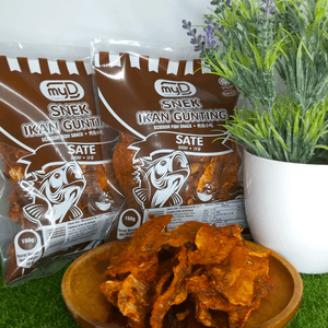 SNEK IKAN GUNTING PERISA SATE 150GM