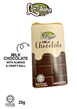 Milk Chocolate Bar 25g - Thumbnail 2