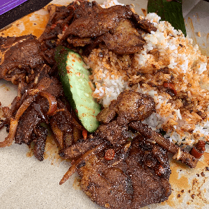 Nasi kambing perap