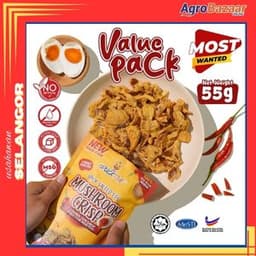 ADUCKTIVE VALUE PACK SPICY SALTED EGG MUSHROOM CRISP - Thumbnail 1