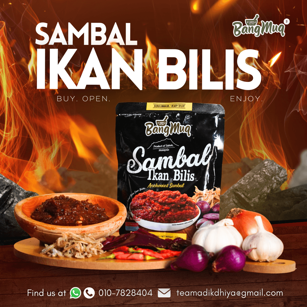 BANG MUQ SAMBAL IKAN BILIS 220G