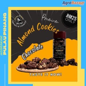 [PRE-ORDER] Chocolate Almond Cookies - Small - Image 1