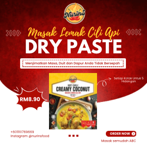 Pes Kering Masak Lemak Cili Api Nurins 50g - Image 1