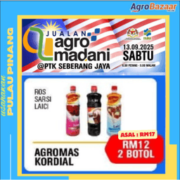 KOMBO MERDEKA PTKSJ (SET AGROMAS KORDIAL 2 BOTOL) - Thumbnail 1