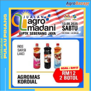KOMBO MERDEKA PTKSJ (SET AGROMAS KORDIAL 2 BOTOL)
