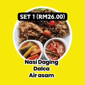 SET 1 Nasi Daging Dalca + Ayaq Asam - Image 1