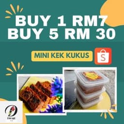 MINI KEK KUKUS BUAH MOIST - Thumbnail 1