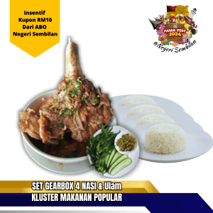 set sup gearbox 4 orang makan - Image 1