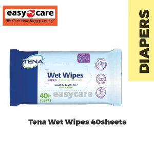 Tena Wet Wipes 40s - Image 1