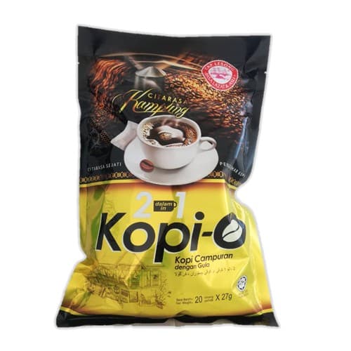 Kopi-O 2 dalam 1 Kopi Campuran dengan Gula Cap Lesong (20 uncang) - Image 1