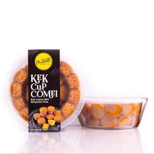 Kek Cup Comei (Oren) 33 - 34 biji