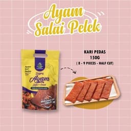 Daging Ayam Salai Pelek (Ayam kari Pedas) - Thumbnail 1