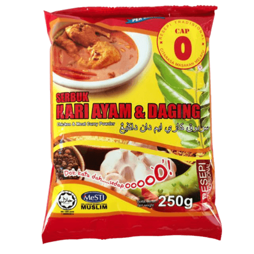 REMPAH CAP O KARI AYAM & DAGING 250g - Image 1