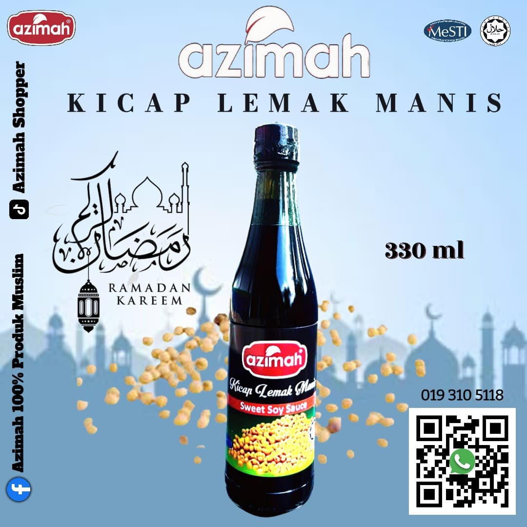 AZIMAH KICAP LEMAK MANIS 330ML