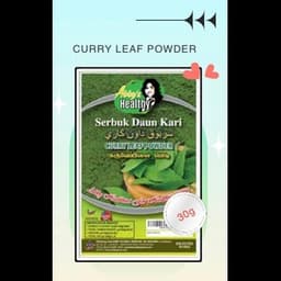 SERBUK DAUN KARI (30G) - Thumbnail 1