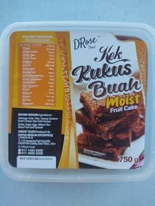 KEK KUKUS BUAH MOIST - Thumbnail 1