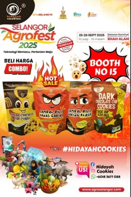COMBO PESTA AGROFEST HIDAYAH COOKIES - SAMBAL GARING DAN COOKIES - Thumbnail 2