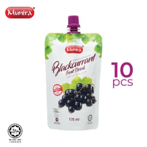 Munira Blackcurrant Drink 170ml x 10pcs - Image 1