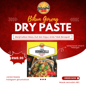 Pes Kering Bihun Goreng Nurins 50g