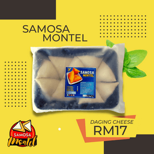 SAMOSA MONTEL DAGING CHEESE (FROZEN) - Image 1