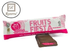 Ryverra Coklat Bar Fruit Fiesta Strawberry 45g - Thumbnail 1