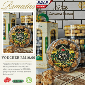 Roti boy bunga (kuih raya)