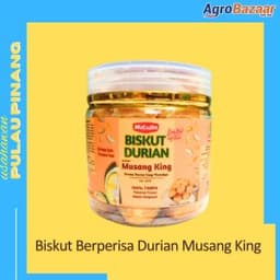 Biskut Berperisa Durian Musang King - Thumbnail 1