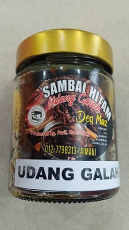 Sambal Hitam udang Galah 130g - Thumbnail 2