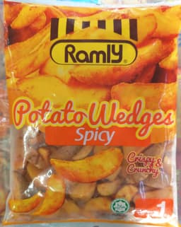 Ramly potato wedges spicy 1kg /10 - Thumbnail 2