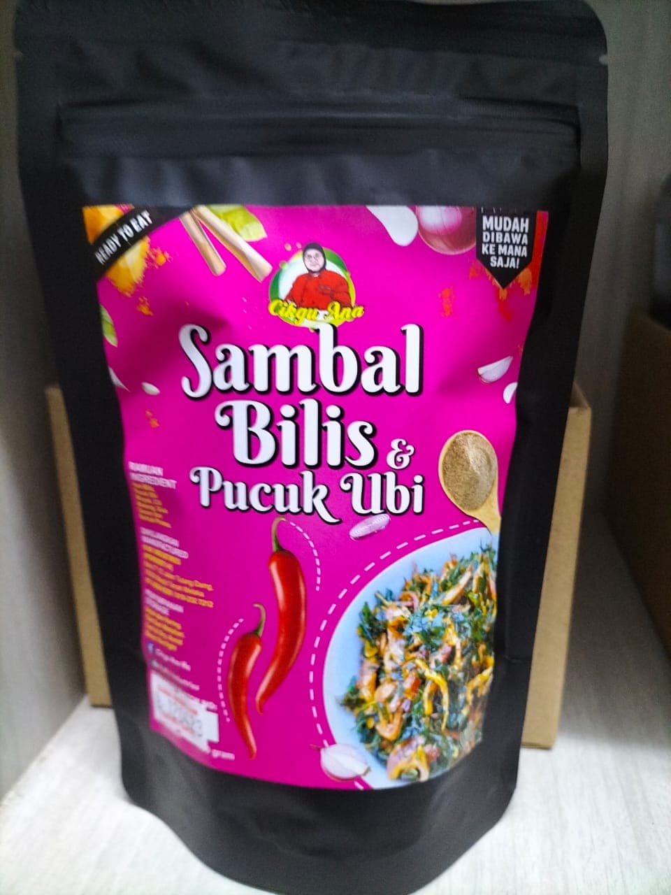 SAMBAL GARING BILIS & PUCUK UBI - Image 1