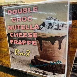 Double Choc Nutella Cheese Frappe