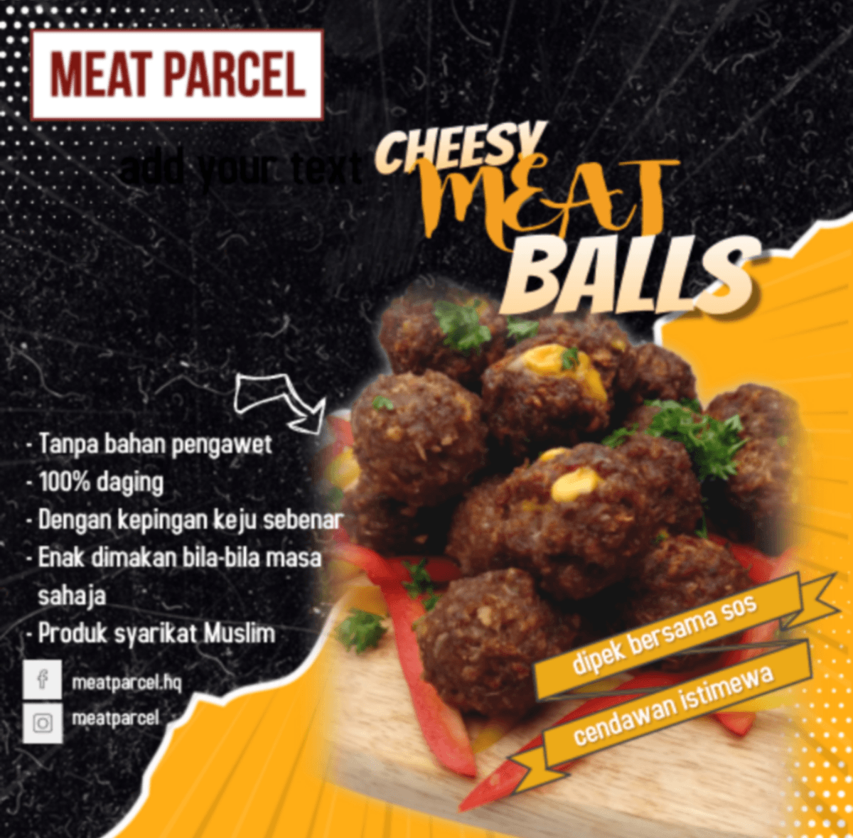 Cheesy Meatballs - Image 1