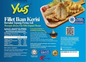 [ SELF PICK UP] FILLET IKAN KERISI BERSALUT TEPUNG PERISA ASLI