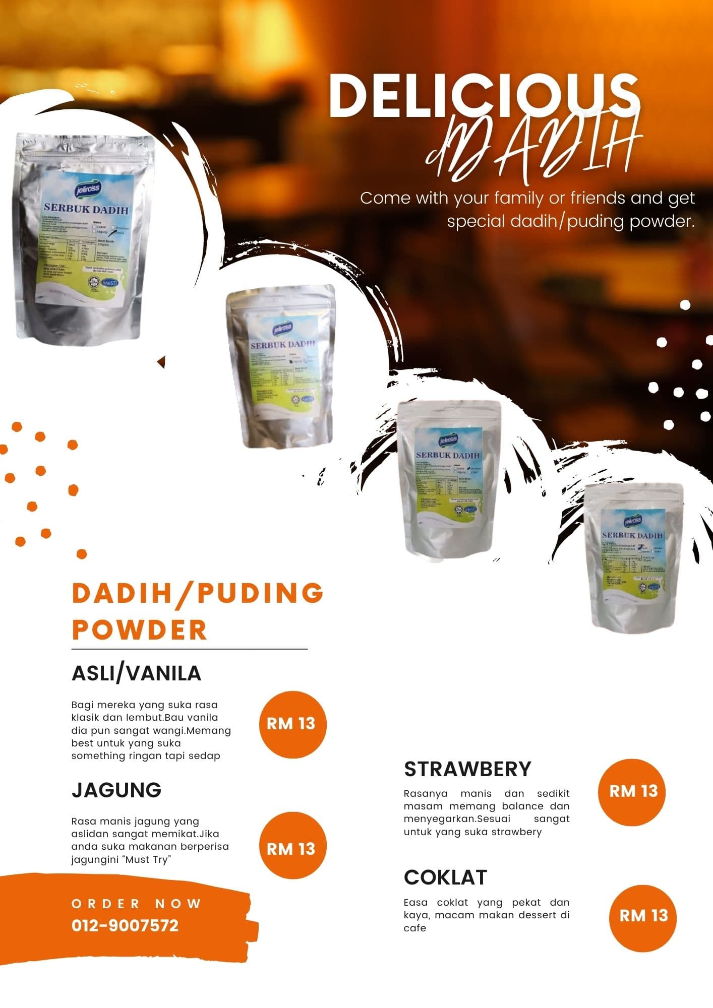 KOMBO 4 SEKAWAN SERBUK DADIH