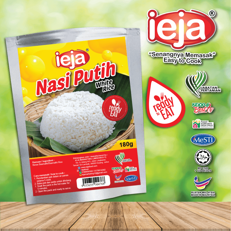 Nasi Putih Basmathi Ready To Eat - Image 1