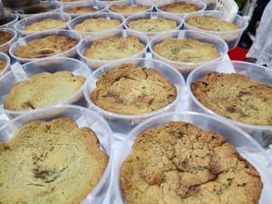 Kuih Bakar Pandan Bersakor Kombo