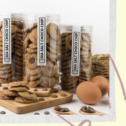 Charcoal Sea Salt Cookies - Thumbnail 1