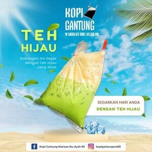 GREEN TEA GANTUNG COMBO 3 PAX
