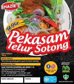 PEKASAM TELUR SOTONG - Thumbnail 1