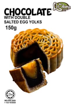 Chocolate Mooncake with Double Salted Egg 150g - Thumbnail 2