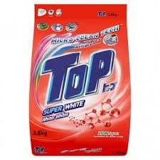 (PICKUP POINT) SABUN TOP DETERGENT SUPER WHITE 3.8KG