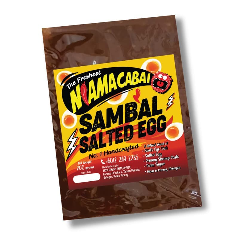 Niama Cabai Homemade Sambal Belacan Salted Egg Viral/Sambal Belacan Telur Masin