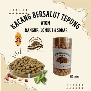 KACANG BERSALUT TEPUNG (ATOM) - 150gm - Image 1
