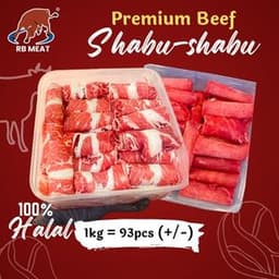 BEEF SHABU-SHABU TEMPATAN ( 90pcs +/-) - Thumbnail 1