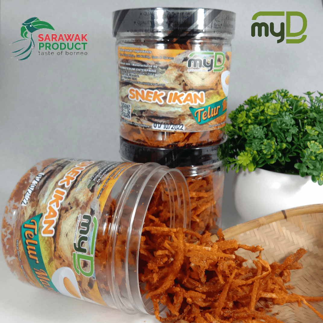 SNEK IKAN TELUR MASIN 80GM